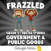 Government & Public Goods FRAZZLED Socials Game - No Prep Grade 5 Review