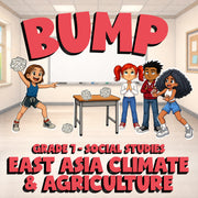 East Asia Climate & Agriculture BUMP Socials Game - No Prep Grade 7 Review