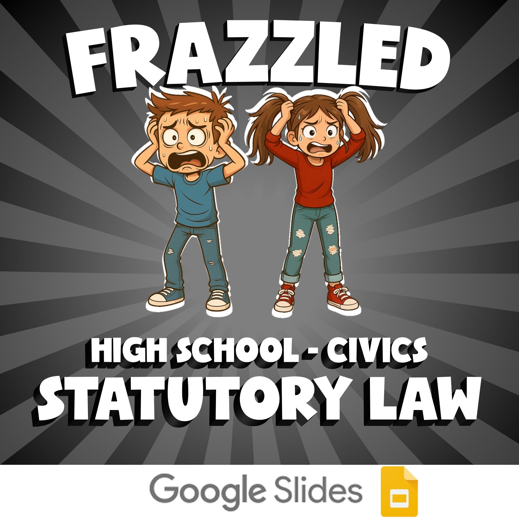 Statutory Law FRAZZLED Civics Game - No Prep Review Activity