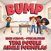 Trig Double Angle Formulas BUMP Math Game - No Prep PreCalculus Review Activity