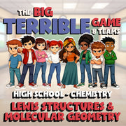 Lewis Structures & Molecular Geometry BIG TERRIBLE GAME - Chemistry Science