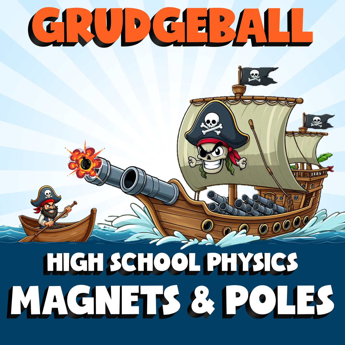 Magnets & Poles GRUDGEBALL Science Game - No Prep Physics Review Activity