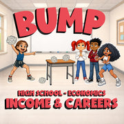Income & Careers BUMP Economics Game - No Prep Review Activity