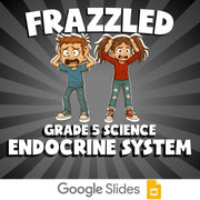 Endocrine System FRAZZLED Science Game - No Prep Grade 5 Review Activity