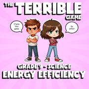 Energy Efficiency THE TERRIBLE GAME - No Prep Grade 9 Science Review Activity