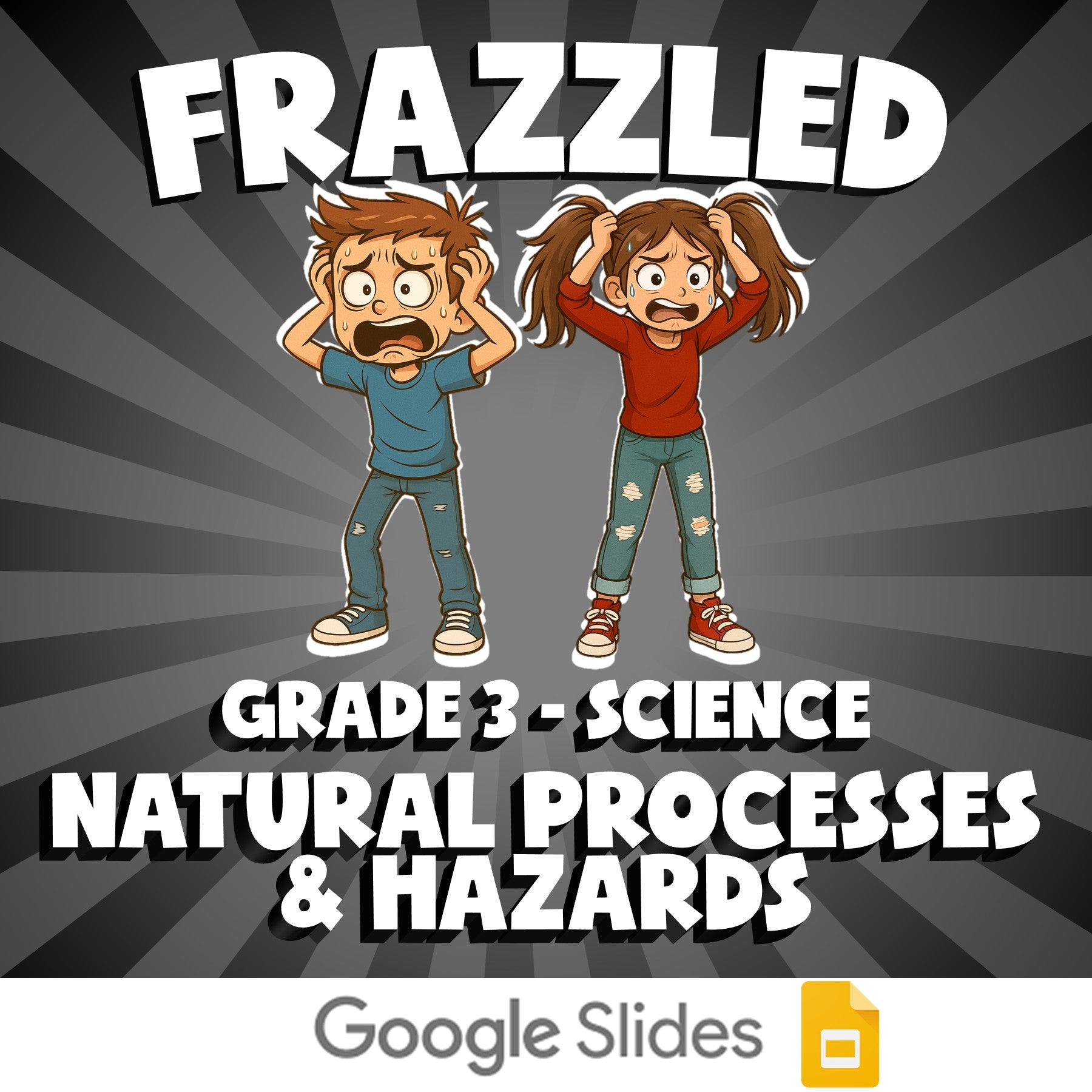 Natural Processes & Hazards FRAZZLED Science Game - No Prep Grade 3 Review