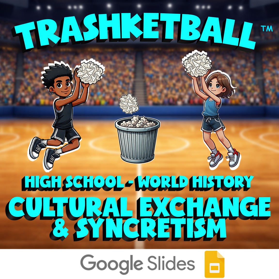 Cultural Exchange & Syncretism TRASHKETBALL Game - No Prep World History Review