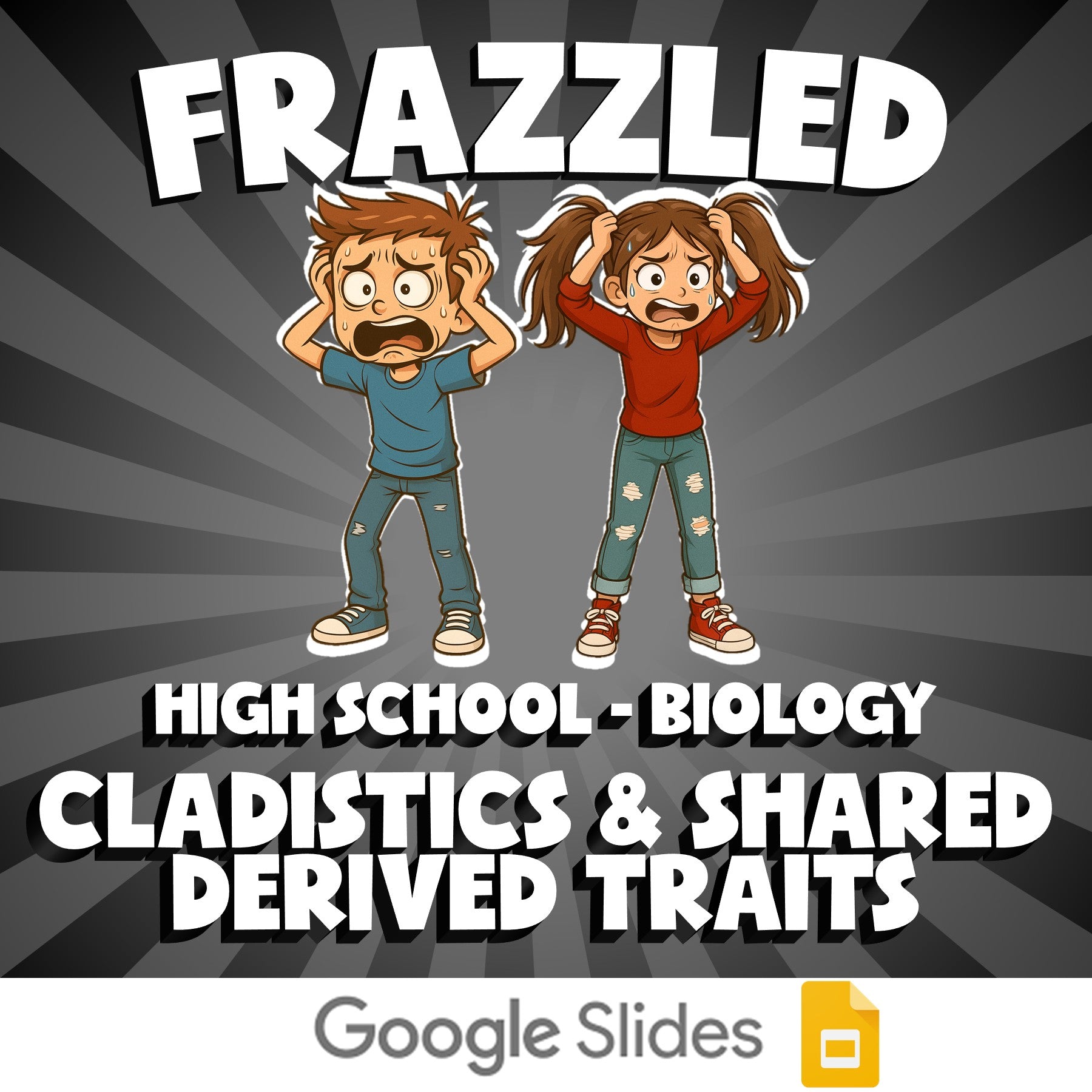 Cladistics & Shared Derived Traits FRAZZLED Science Game - No Prep Biology