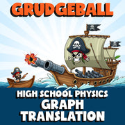 Graph Translation GRUDGEBALL Science Game - No Prep Physics Review Activity