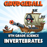 Invertebrates GRUDGEBALL Science Game - No Prep Grade 8 Review Activity
