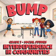 Interdependence in Communities BUMP Socials Game - No Prep Grade 3 Review