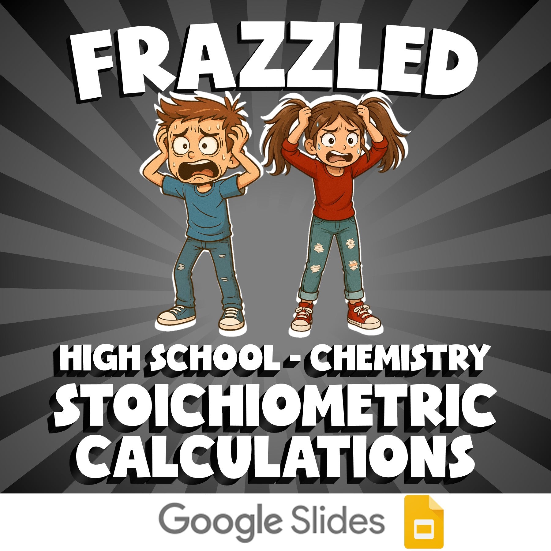 Stoichiometric Calculations FRAZZLED Science Game - No Prep Chemistry Review