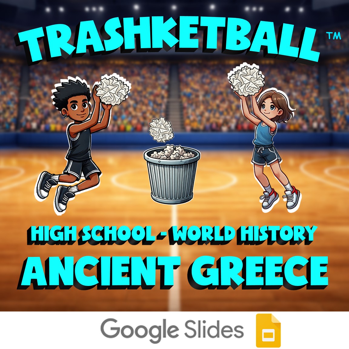 Ancient Greece TRASHKETBALL Game - No Prep World History Review Activity