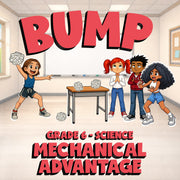 Mechanical Advantage BUMP Science Game - No Prep Grade 6 Review Activity