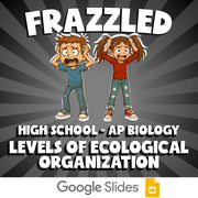 Levels of Ecological Organization FRAZZLED Science Game - No Prep AP Biology