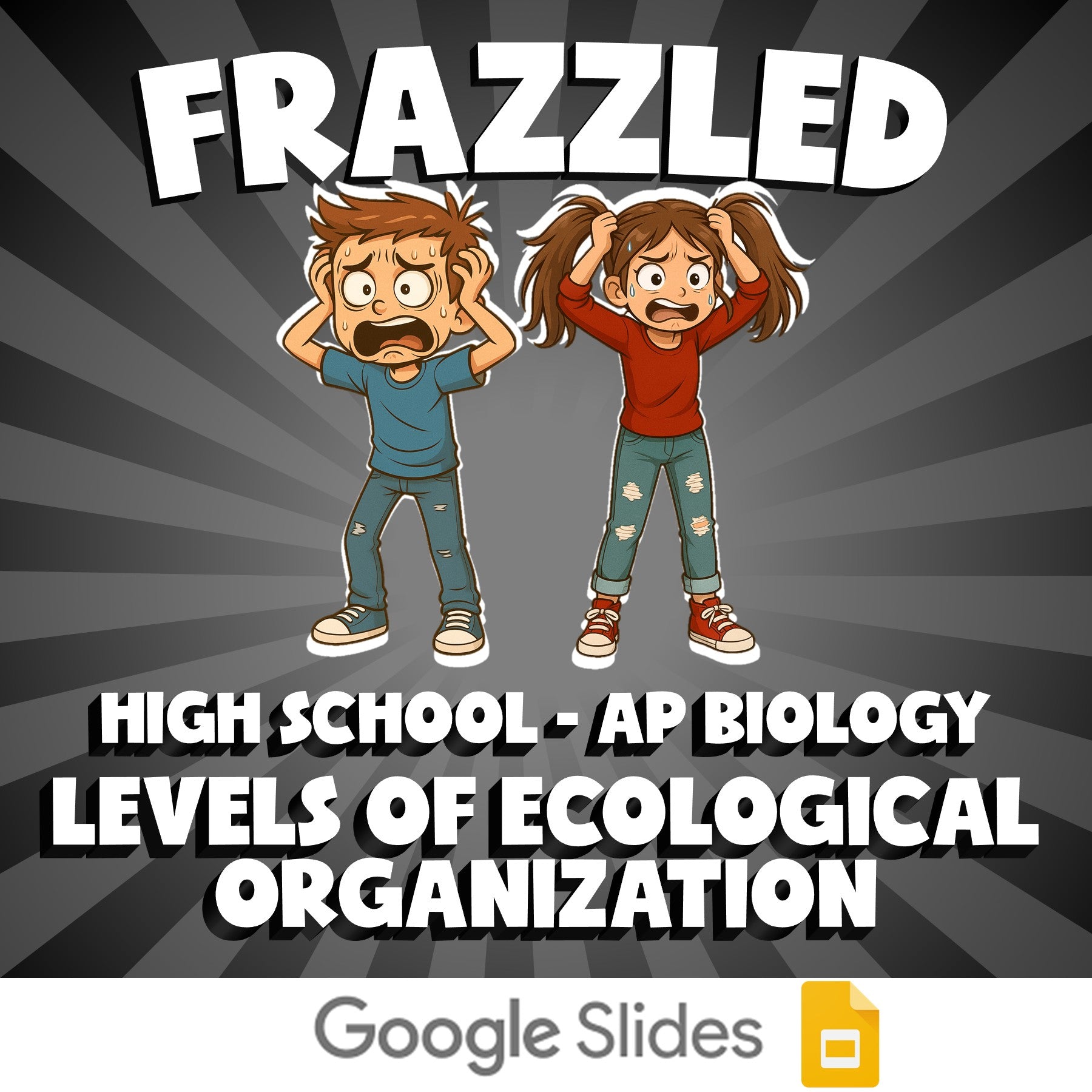 Levels of Ecological Organization FRAZZLED Science Game - No Prep AP Biology