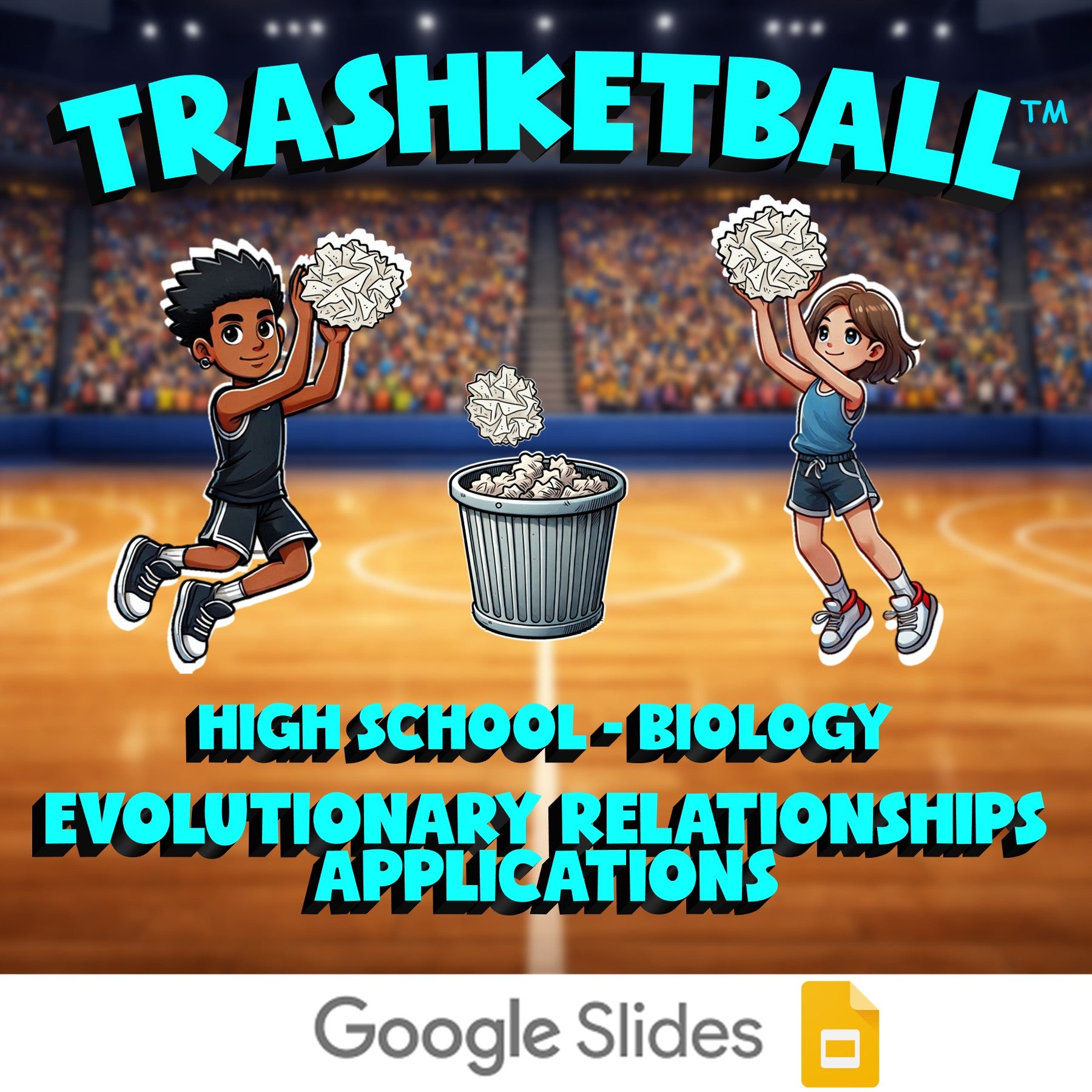 Evolutionary Relationships Applications TRASHKETBALL Science Game - Biology