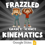 Kinematics FRAZZLED Science Game - No Prep Grade 9 Review Activity