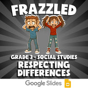 Respecting Differences FRAZZLED Socials Game - No Prep Grade 3 Review Activity