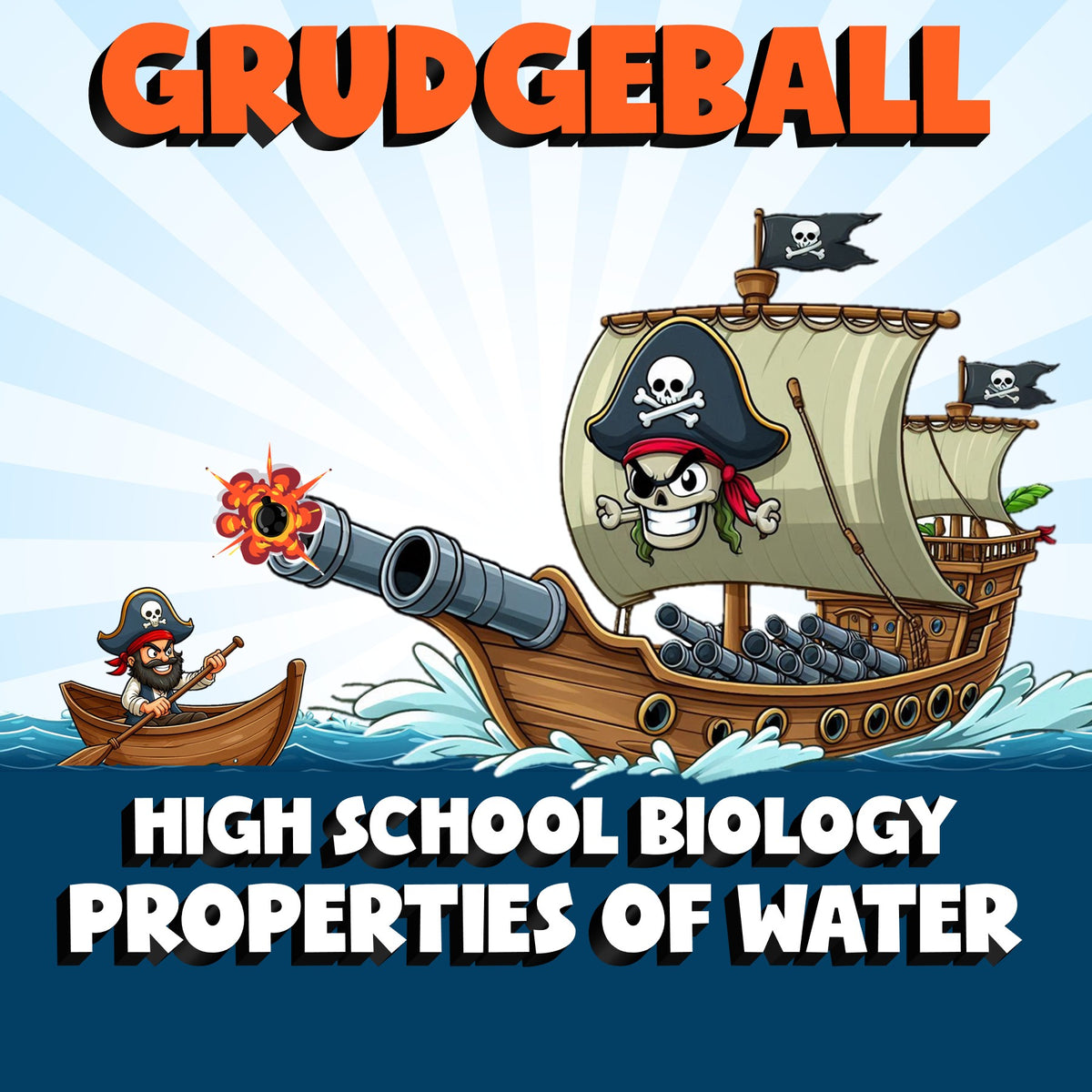 Properties of Water GRUDGEBALL Science Game - No Prep Biology Review Activity