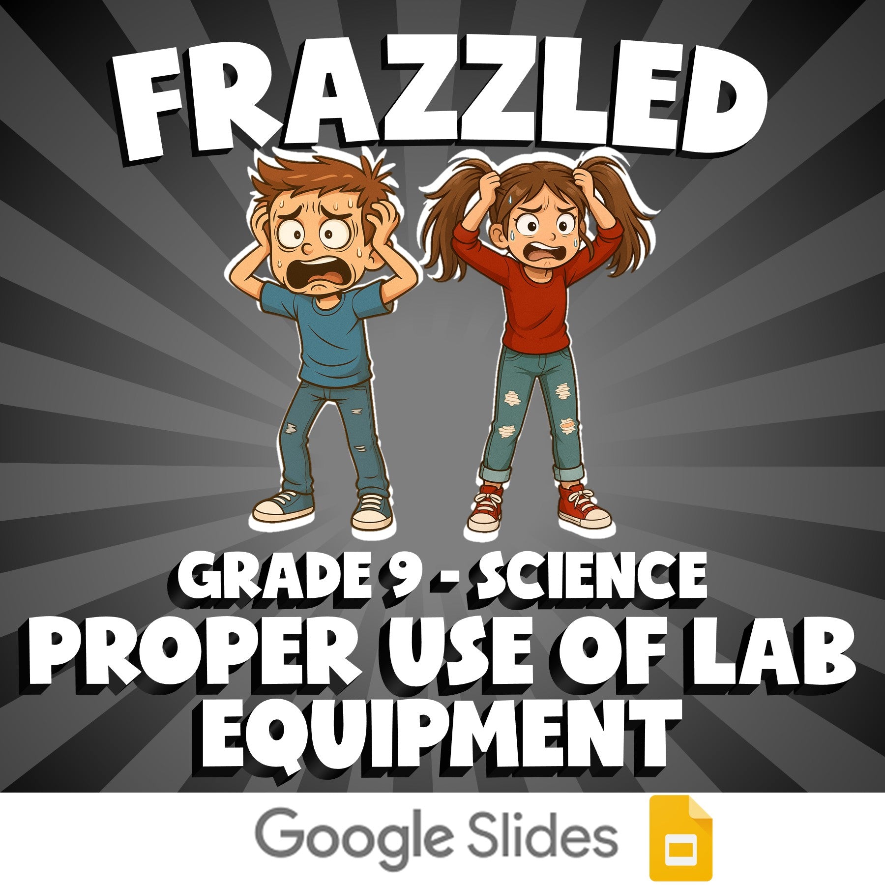 Proper Use of Lab Equipment FRAZZLED Science Game - No Prep Grade 9 Review