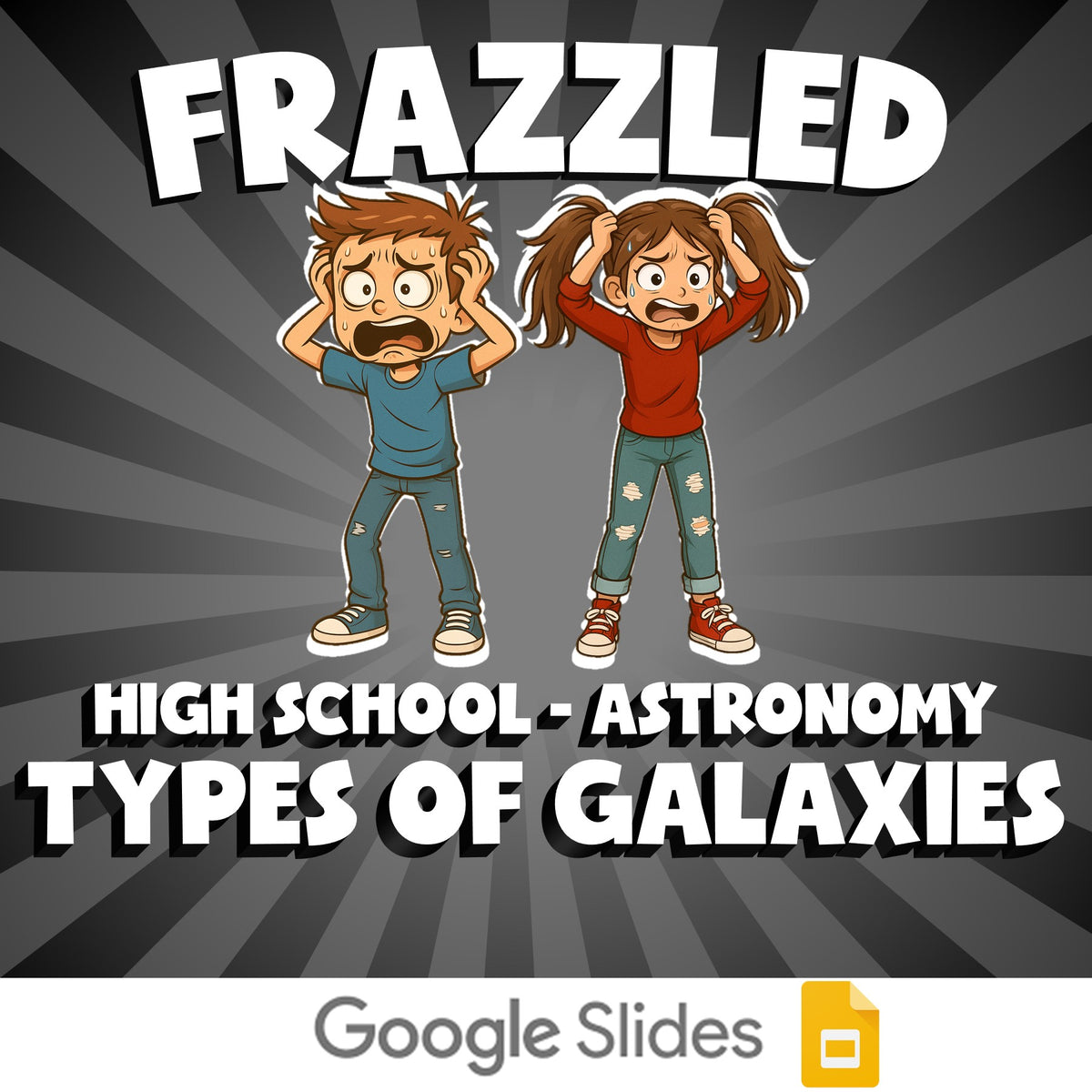 Types of Galaxies FRAZZLED Science Game - No Prep Astronomy Review Activity