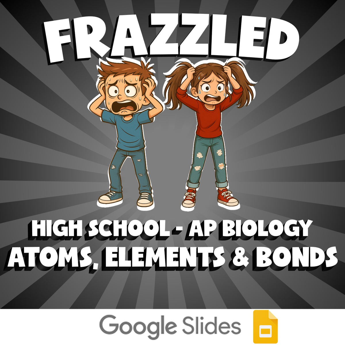 Atoms, Elements & Bonds FRAZZLED Science Game - No Prep AP Biology Review