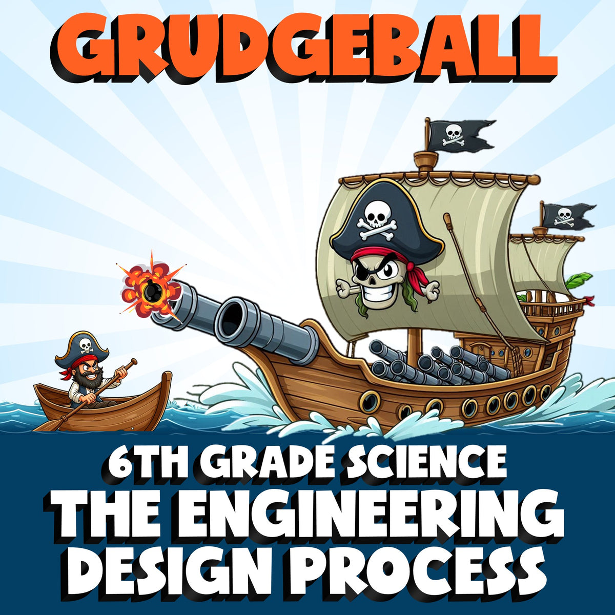 The Engineering Design Process GRUDGEBALL Science Game - No Prep Grade 6 Review