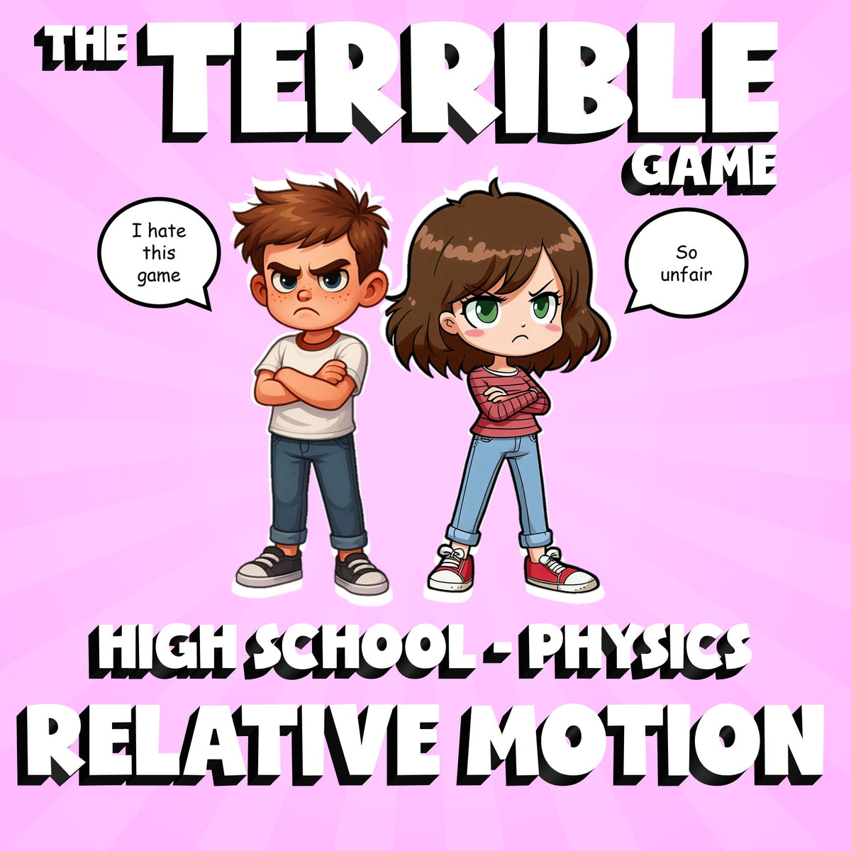 Relative Motion THE TERRIBLE GAME - No Prep Physics Science Review Activity