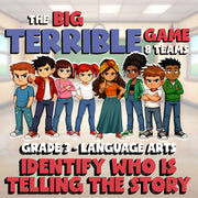 Identify Who Is Telling the Story BIG TERRIBLE GAME - No Prep Grade 3 ELA Review