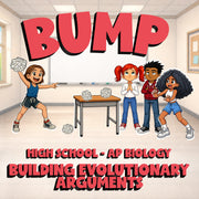 Building Evolutionary Arguments BUMP Science Game - No Prep AP Biology Review