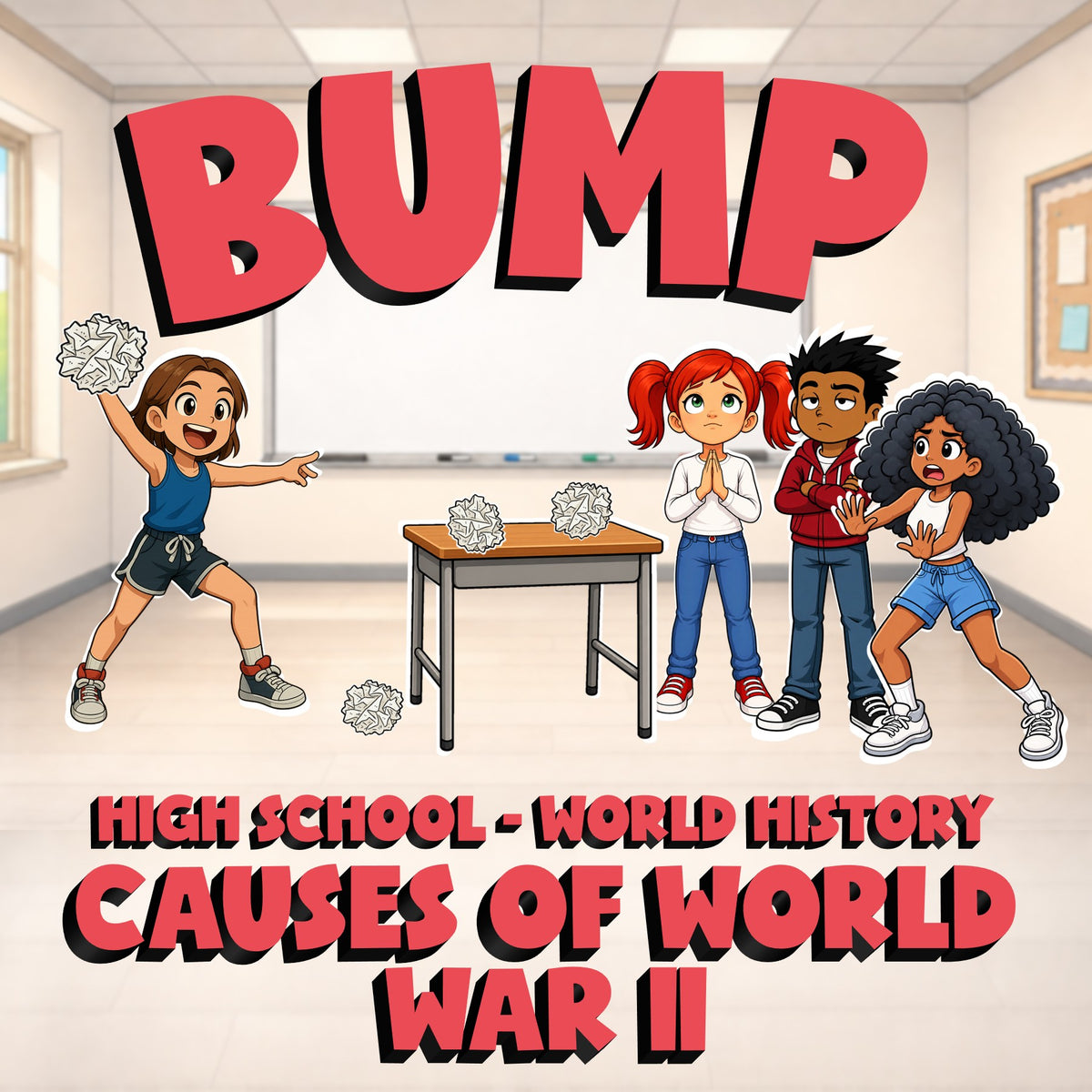 Causes of World War II BUMP Game - No Prep World History Review Activity