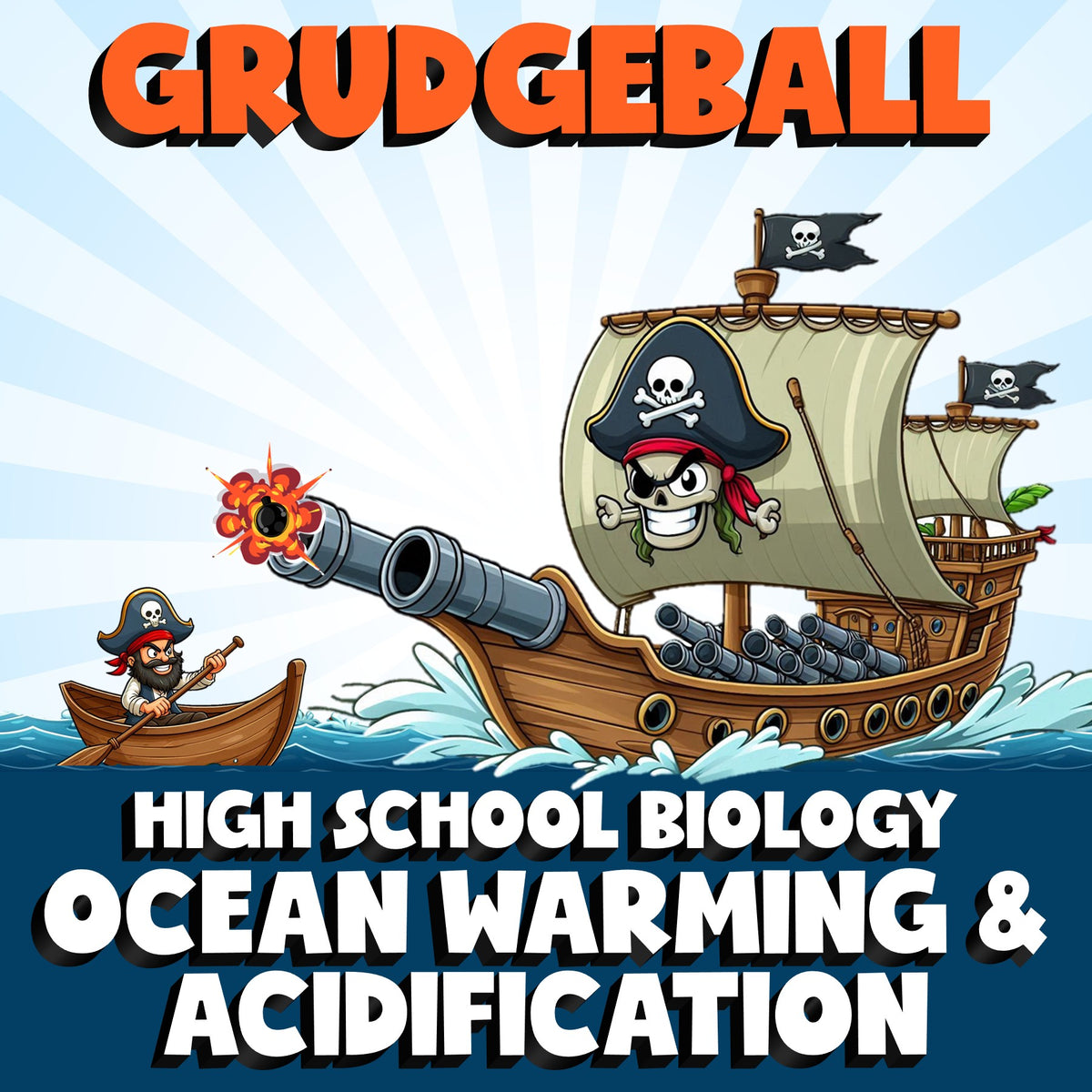 Ocean Warming & Acidification GRUDGEBALL Science Game - No Prep Biology Review