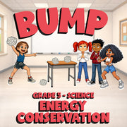 Energy Conservation BUMP Science Game - No Prep Grade 5 Review Activity