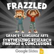Synthesizing Research Findings & Conclusions FRAZZLED ELA Game - No Prep Grade 8