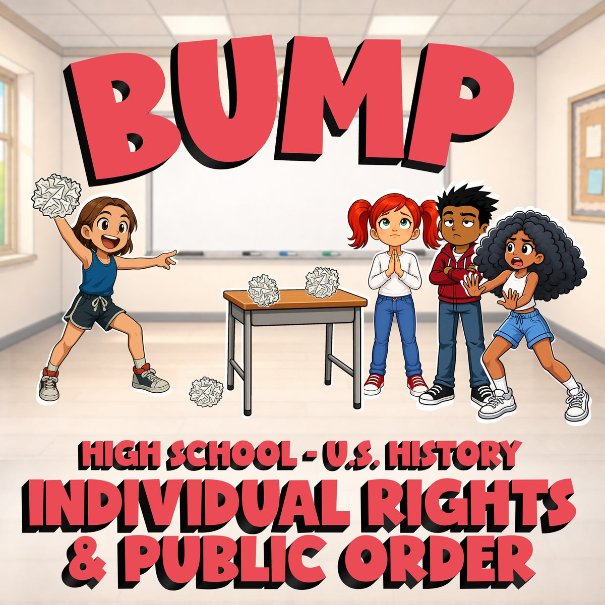 Individual Rights & Public Order BUMP U.S. History Game - No Prep Review