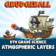 Atmospheric Layers GRUDGEBALL Science Game - No Prep Grade 8 Review Activity