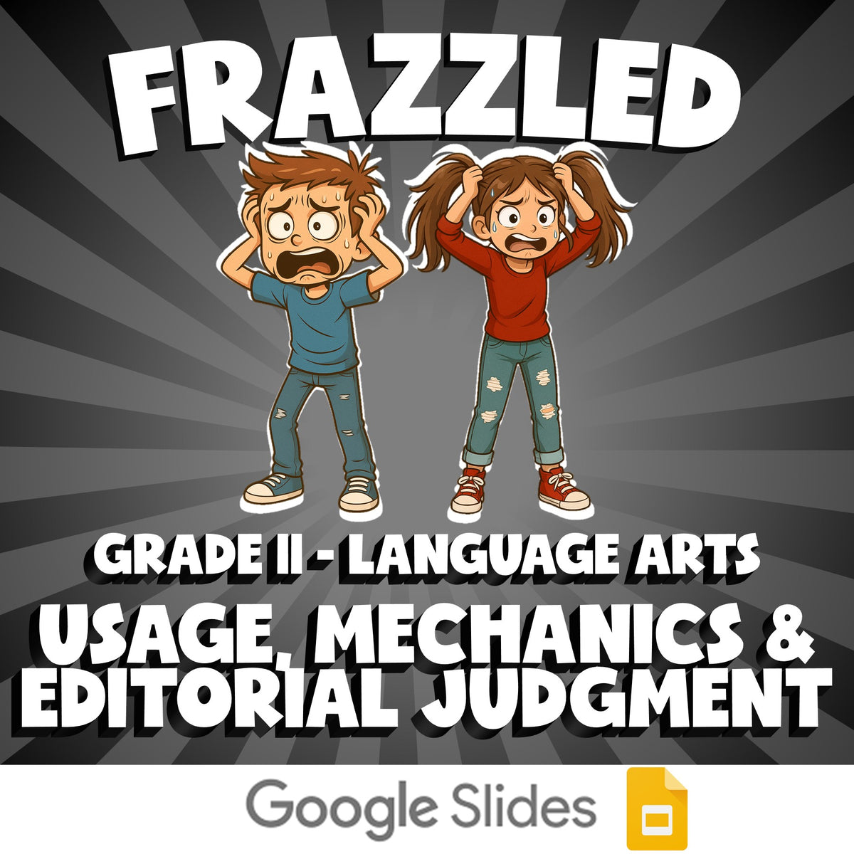 Usage, Mechanics & Editorial Judgment FRAZZLED ELA Game - No Prep Grade 11