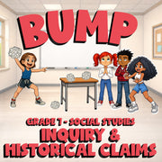 Inquiry & Historical Claims BUMP Socials Game - No Prep Grade 7 Review Activity