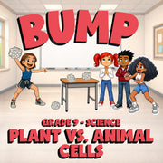 Plant vs. Animal Cells BUMP Science Game - No Prep Grade 9 Review Activity