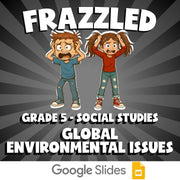Global Environmental Issues FRAZZLED Socials Game - No Prep Grade 5 Review