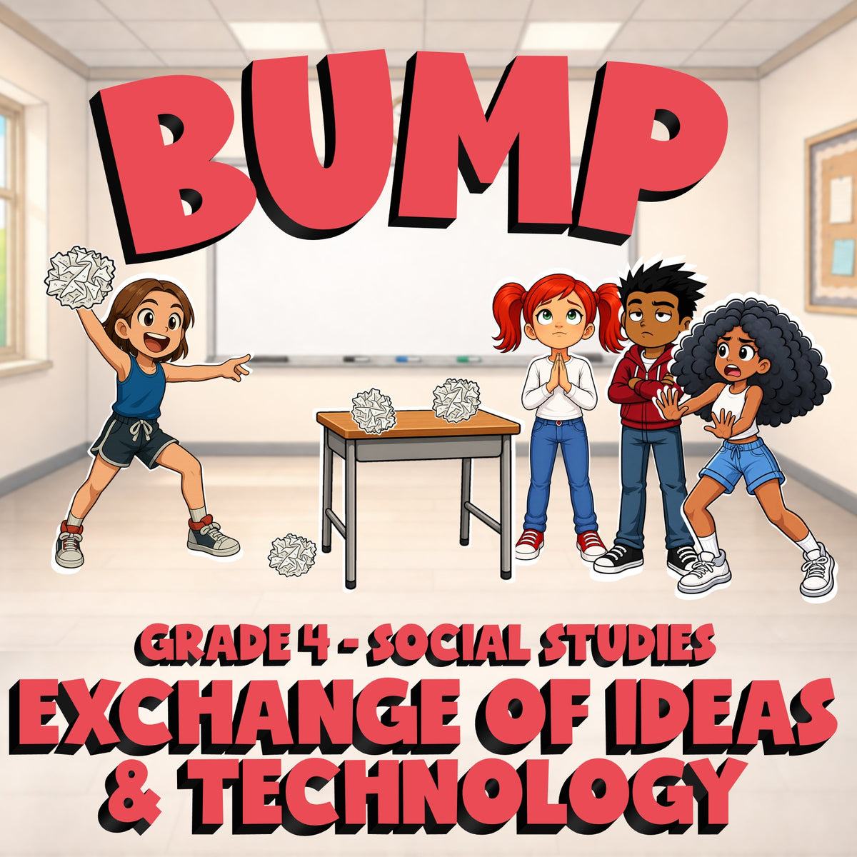 Exchange of Ideas & Technology BUMP Socials Game - No Prep Grade 4 Review