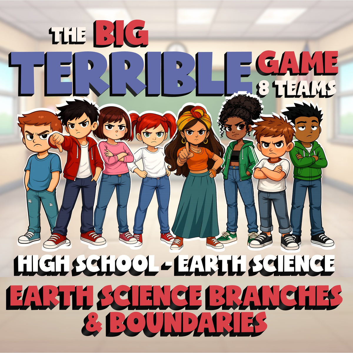 Earth Science Branches & Boundaries BIG TERRIBLE GAME - Earth Science Review