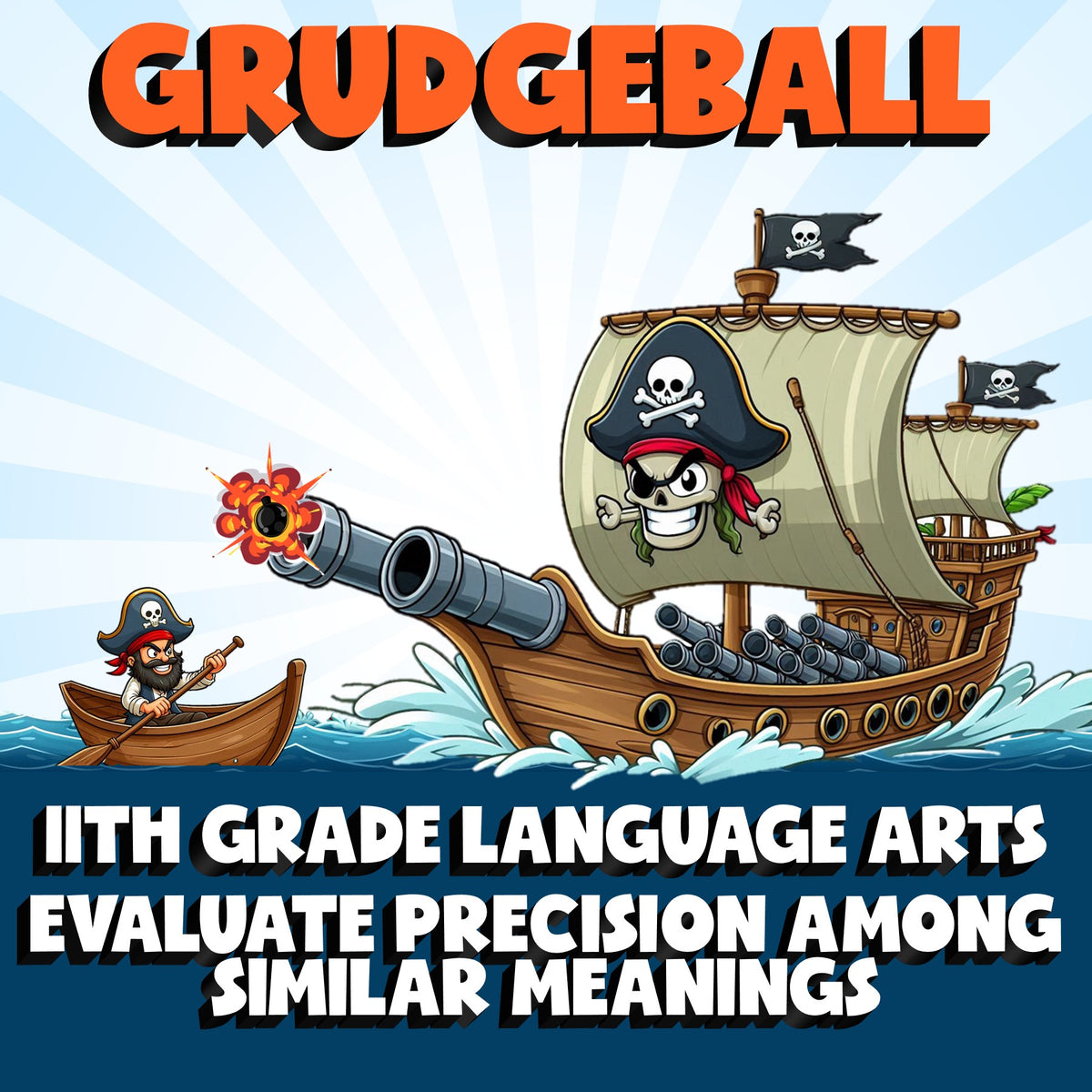 Evaluate Precision Among Similar Meanings GRUDGEBALL ELA Game - No Prep Grade 11