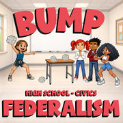 Federalism BUMP Civics Game - No Prep Review Activity