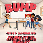 Evaluate Author Expertise & Source Reliability BUMP ELA Game - No Prep Grade 7