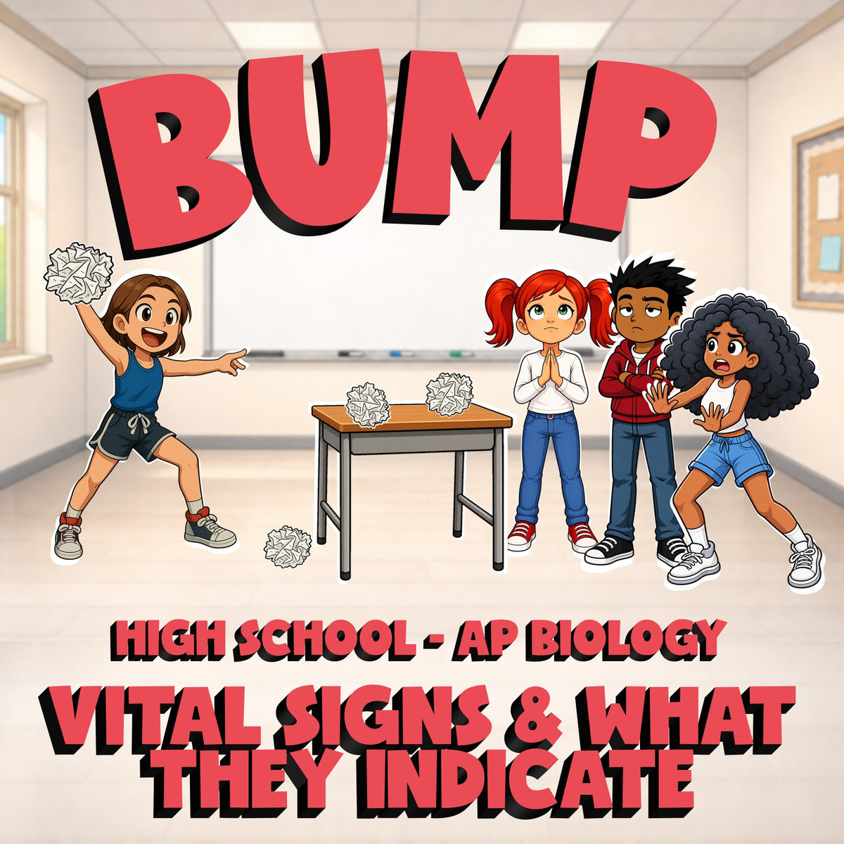 Vital Signs & What They Indicate BUMP Science Game - No Prep AP Biology Review