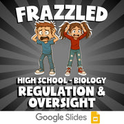 Regulation & Oversight FRAZZLED Science Game - No Prep Biology Review Activity