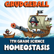Homeostasis GRUDGEBALL Science Game - No Prep Grade 7 Review Activity