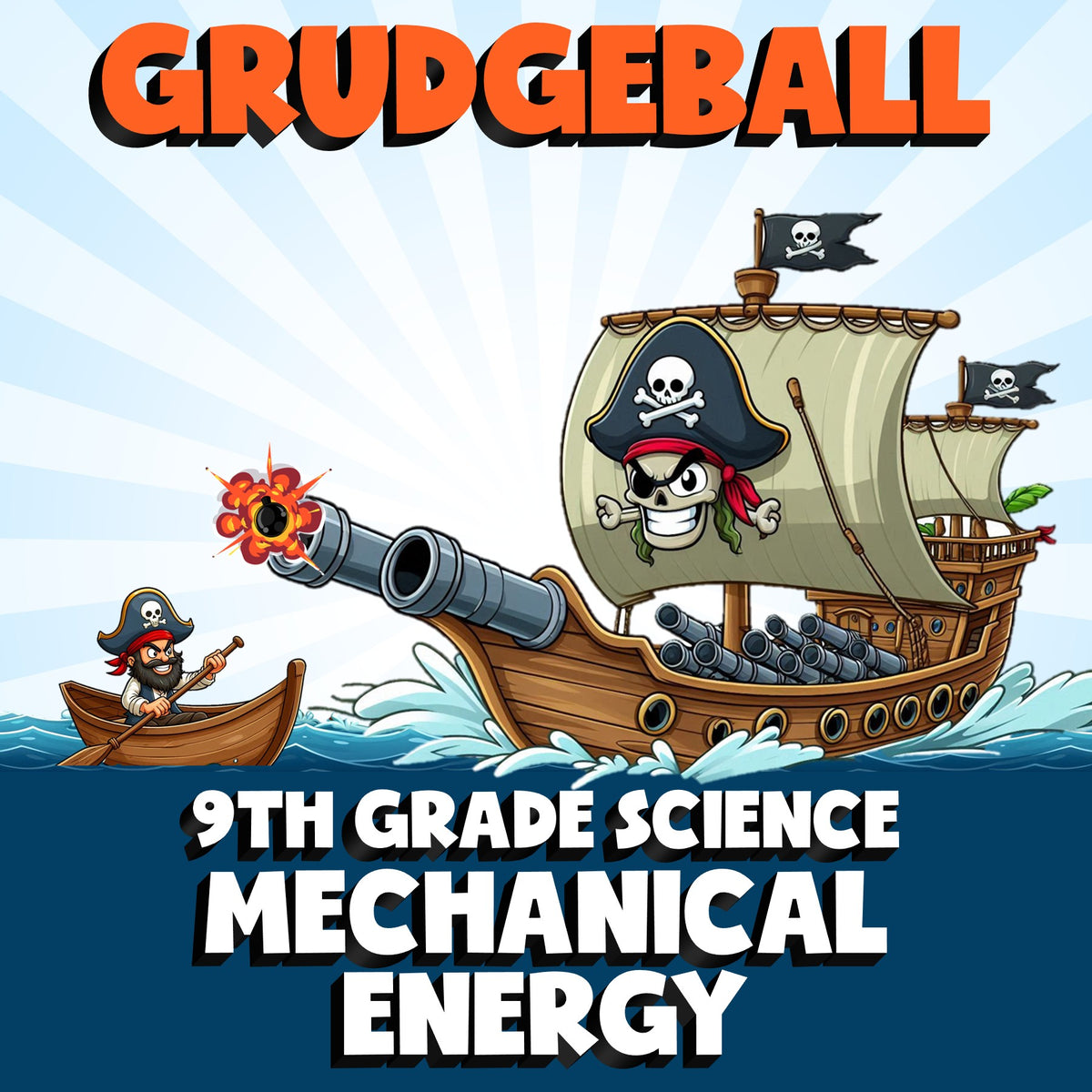 Mechanical Energy GRUDGEBALL Science Game - No Prep Grade 9 Review Activity